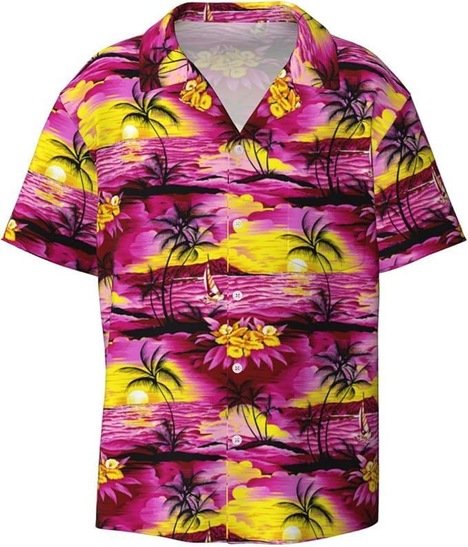 Short Sleeve Men's Casual All-matching Shirt