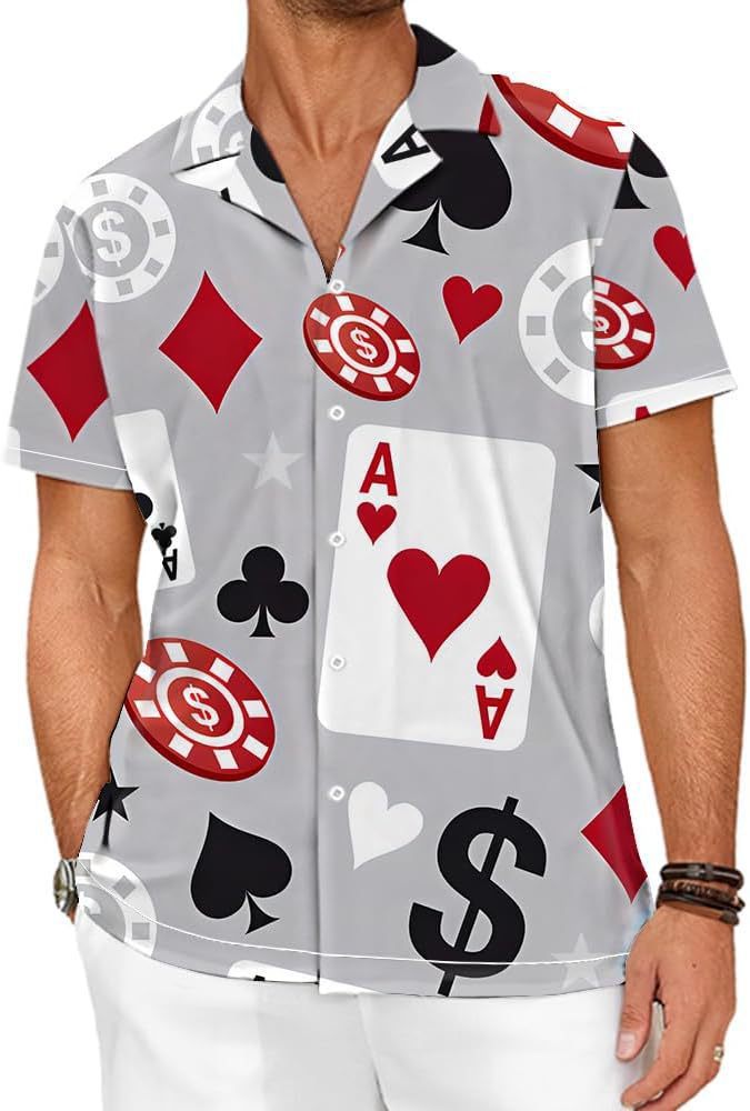 Short Sleeve Men's Casual All-matching Shirt