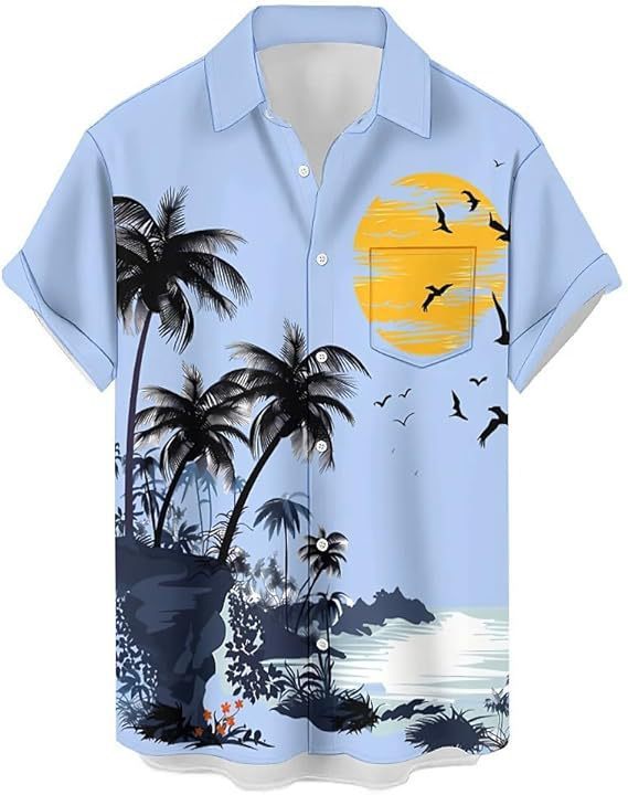 Short Sleeve Men's Casual All-matching Shirt